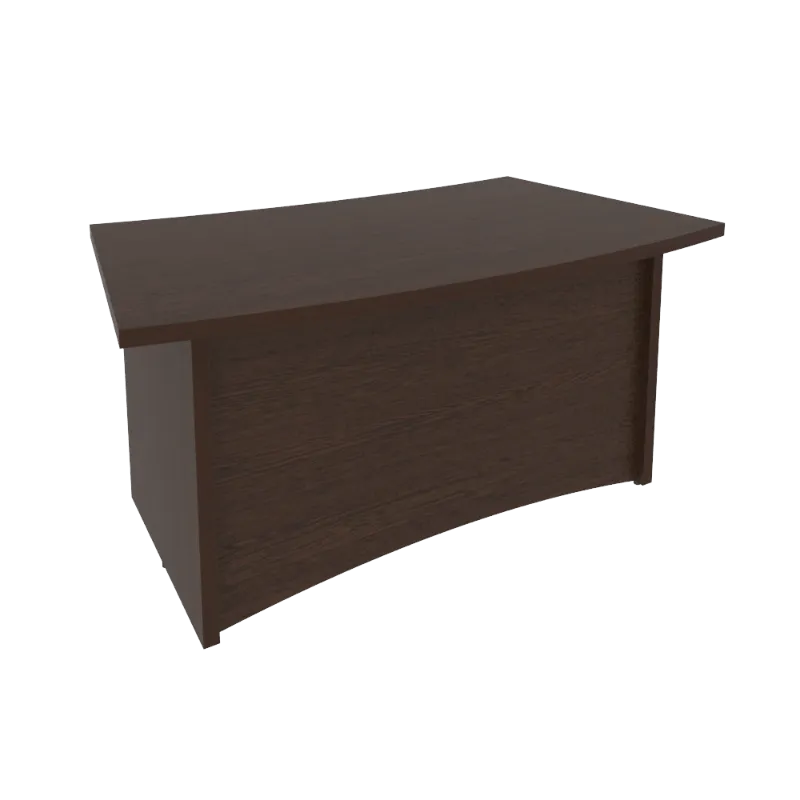 Стол руководителя криволинейный First KSR-1 (венге Цаво)